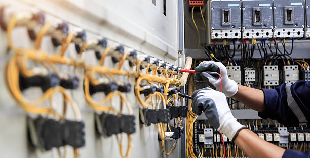 Professional Electrician technician working in Albemarle County County, VA